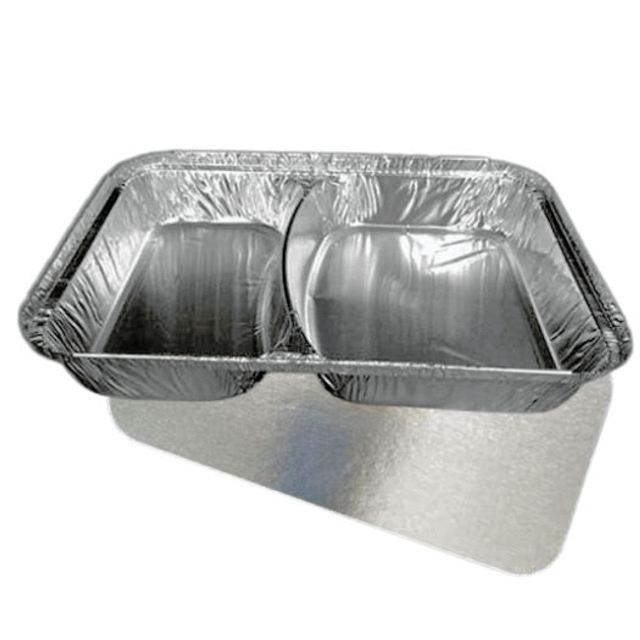 Lids For Foil 2-Compartment Tray