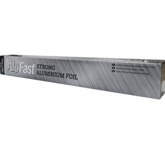 XL Aluminium Tin Foil 75 Meter (45cm wide) Cutterbox